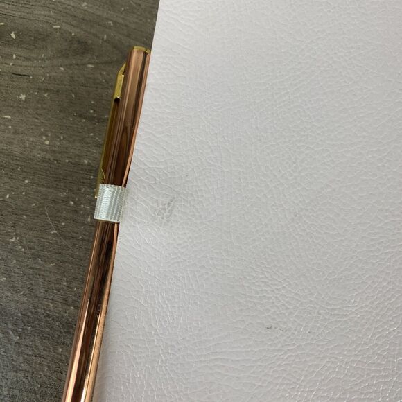 Fringe Studio Faux Luxury Leather Pink Notebook Journal Diary with Pen 192 pages - Picture 12 of 13